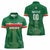 Custom Football Guadeloupe Green Women Polo Shirt Les Gwada Boy Go Champions