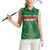 Custom Football Guadeloupe Green Women Sleeveless Polo Shirt Les Gwada Boy Go Champions
