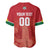 Custom Football Guadeloupe Red Baseball Jersey Les Gwada Boy Go Champions