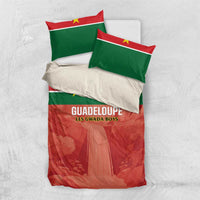 Football Guadeloupe Red Bedding Set Les Gwada Boy Go Champions