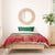 Football Guadeloupe Red Bedding Set Les Gwada Boy Go Champions