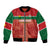 Custom Football Guadeloupe Red Bomber Jacket Les Gwada Boy Go Champions