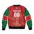 Custom Football Guadeloupe Red Bomber Jacket Les Gwada Boy Go Champions