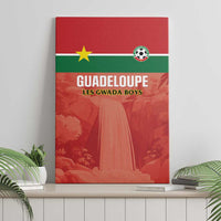Football Guadeloupe Red Canvas Wall Art Les Gwada Boy Go Champions