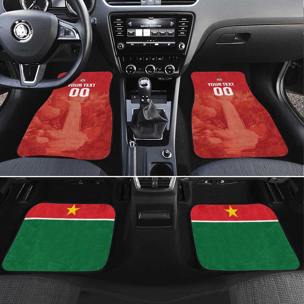 Football Guadeloupe Red Car Mats Les Gwada Boy Go Champions