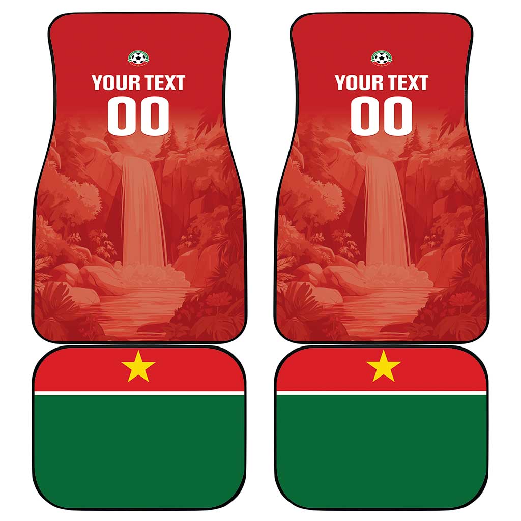 Football Guadeloupe Red Car Mats Les Gwada Boy Go Champions