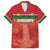 Custom Football Guadeloupe Red Family Matching Long Sleeve Bodycon Dress and Hawaiian Shirt Les Gwada Boy Go Champions
