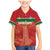 Custom Football Guadeloupe Red Family Matching Mermaid Dress and Hawaiian Shirt Les Gwada Boy Go Champions