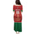 Custom Football Guadeloupe Red Family Matching Puletasi and Hawaiian Shirt Les Gwada Boy Go Champions