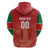 Custom Football Guadeloupe Red Hoodie Les Gwada Boy Go Champions