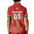 Custom Football Guadeloupe Red Kid Polo Shirt Les Gwada Boy Go Champions