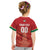 Custom Football Guadeloupe Red Kid T Shirt Les Gwada Boy Go Champions