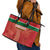 Football Guadeloupe Red Leather Tote Bag Les Gwada Boy Go Champions