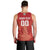 Custom Football Guadeloupe Red Men Tank Top Les Gwada Boy Go Champions