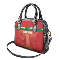 Football Guadeloupe Red Shoulder Handbag Les Gwada Boy Go Champions