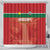 Football Guadeloupe Red Shower Curtain Les Gwada Boy Go Champions