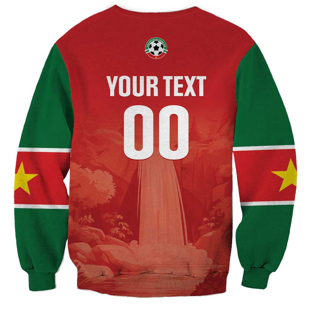 Custom Football Guadeloupe Red Sweatshirt Les Gwada Boy Go Champions