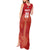 Custom Football Guadeloupe Red Tank Maxi Dress Les Gwada Boy Go Champions