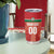 Custom Football Guadeloupe Red Tumbler Cup Les Gwada Boy Go Champions