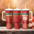 Custom Football Guadeloupe Red Tumbler With Handle Les Gwada Boy Go Champions