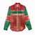 Custom Football Guadeloupe Red Women Casual Shirt Les Gwada Boy Go Champions