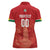Custom Football Guadeloupe Red Women Polo Shirt Les Gwada Boy Go Champions