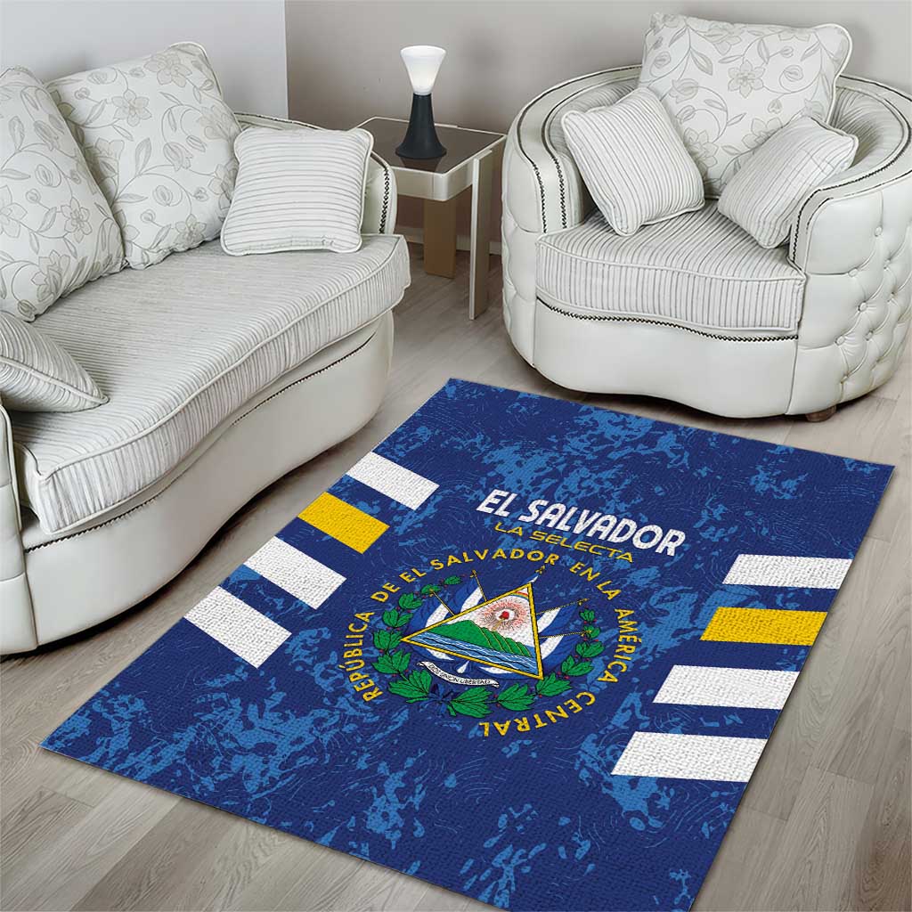 El Salvador Football Area Rug La Selecta Go Champions