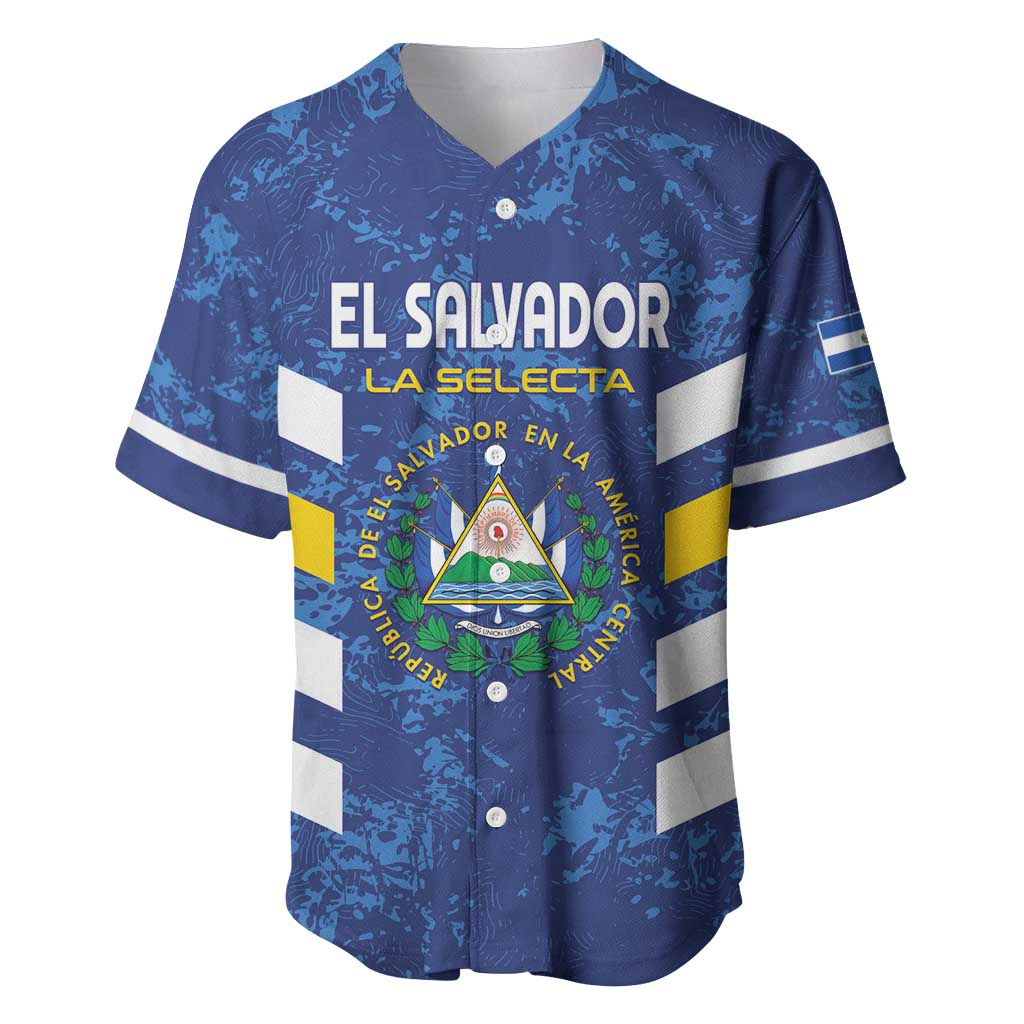 Custom El Salvador Football Baseball Jersey La Selecta Go Champions
