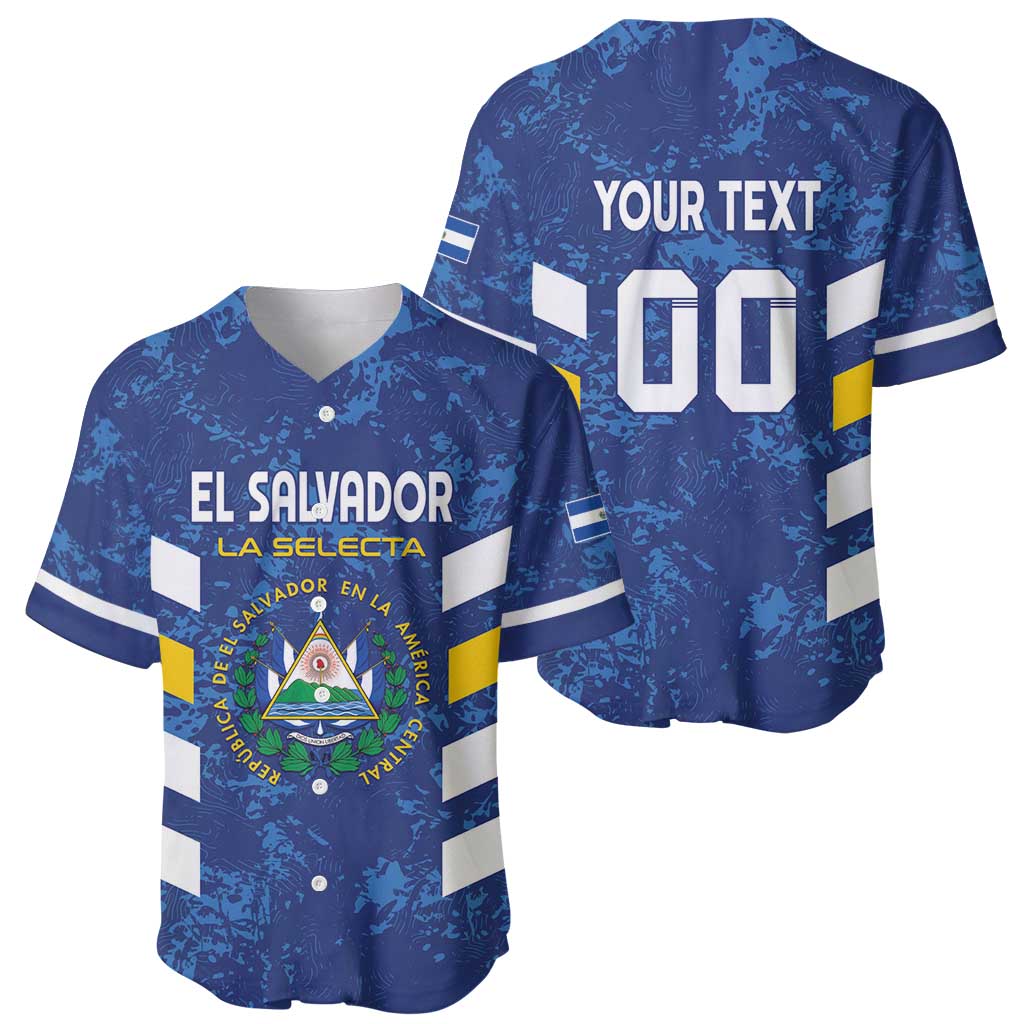 Custom El Salvador Football Baseball Jersey La Selecta Go Champions