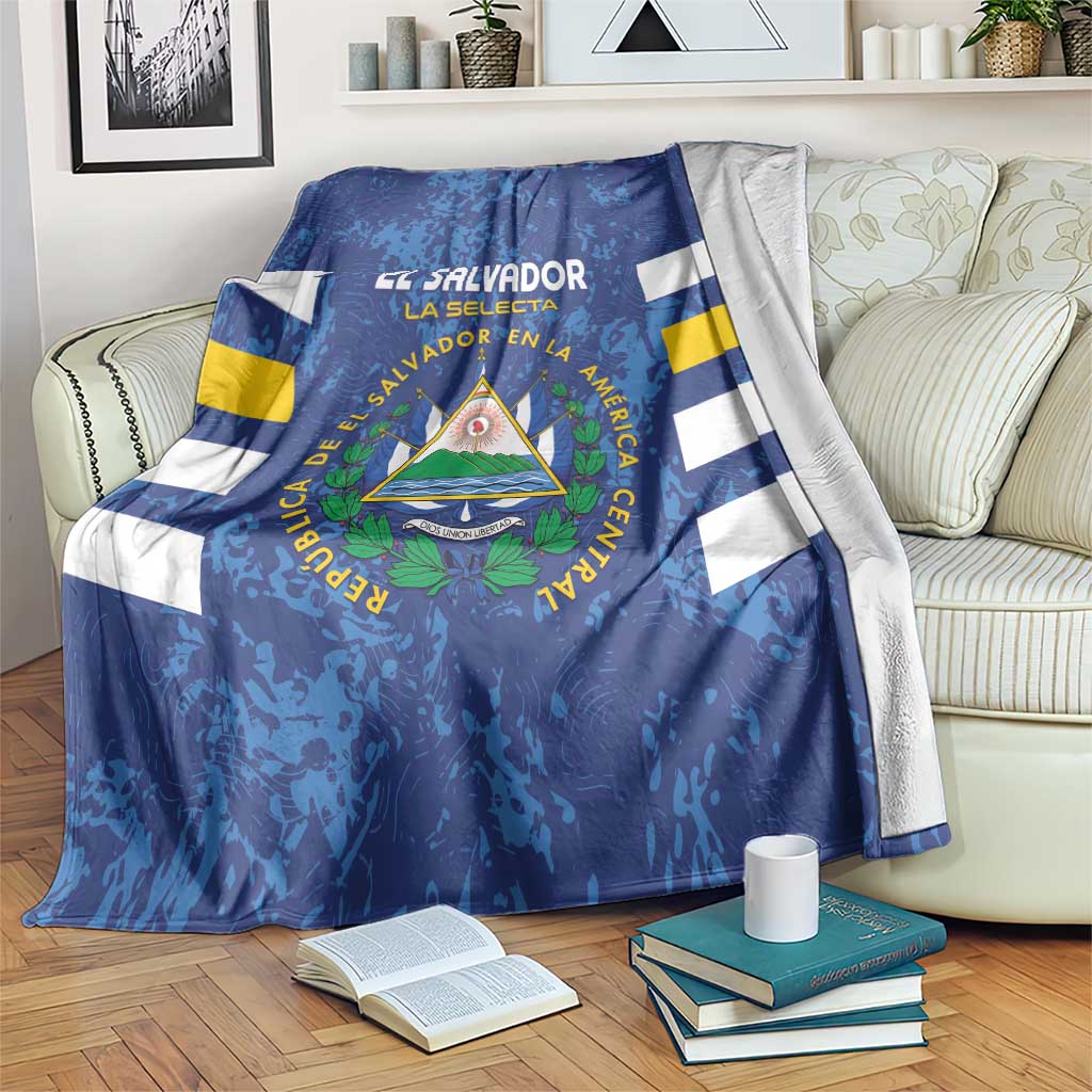 El Salvador Football Blanket La Selecta Go Champions