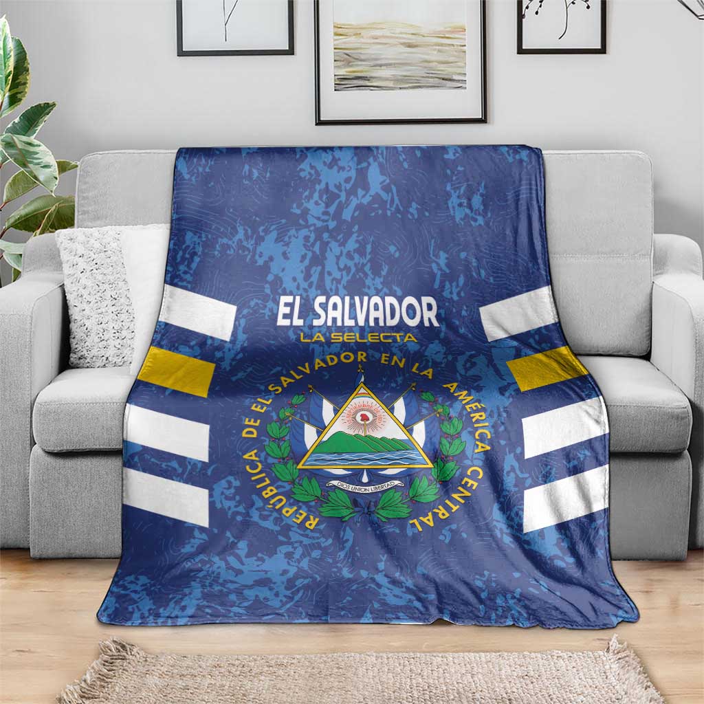El Salvador Football Blanket La Selecta Go Champions