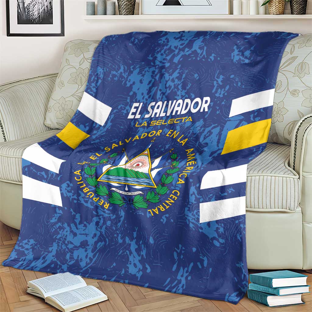 El Salvador Football Blanket La Selecta Go Champions