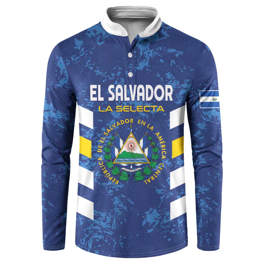 Custom El Salvador Football Button Sweatshirt La Selecta Go Champions