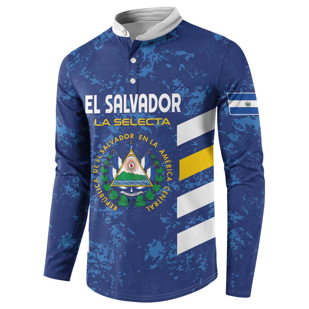 Custom El Salvador Football Button Sweatshirt La Selecta Go Champions