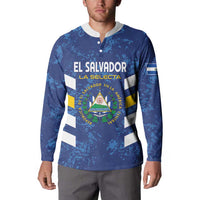 Custom El Salvador Football Button Sweatshirt La Selecta Go Champions