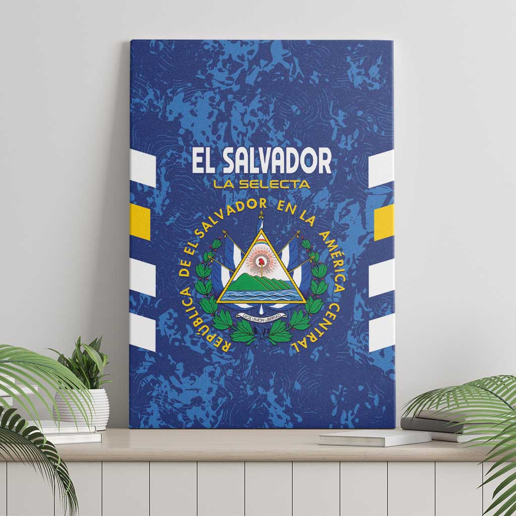El Salvador Football Canvas Wall Art La Selecta Go Champions