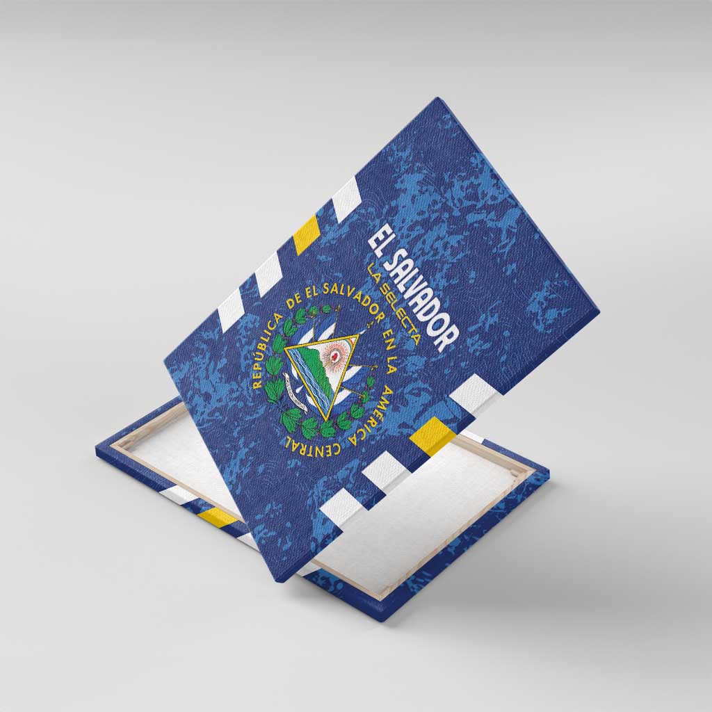 El Salvador Football Canvas Wall Art La Selecta Go Champions