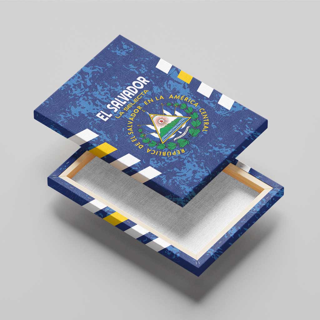 El Salvador Football Canvas Wall Art La Selecta Go Champions