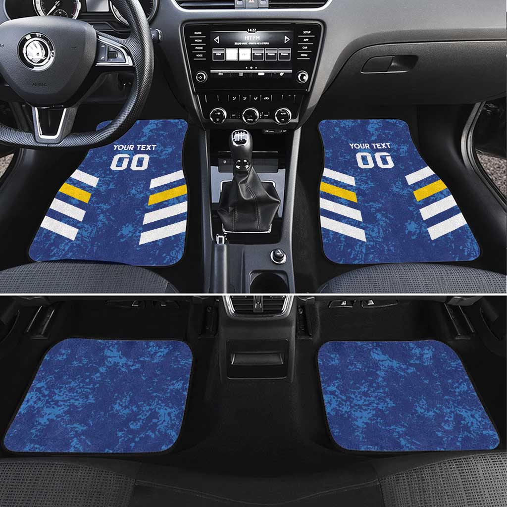 El Salvador Football Car Mats La Selecta Go Champions