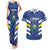 Custom El Salvador Football Couples Matching Tank Maxi Dress and Hawaiian Shirt La Selecta Go Champions