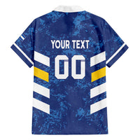 Custom El Salvador Football Family Matching Long Sleeve Bodycon Dress and Hawaiian Shirt La Selecta Go Champions