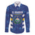 Custom El Salvador Football Family Matching Long Sleeve Bodycon Dress and Hawaiian Shirt La Selecta Go Champions