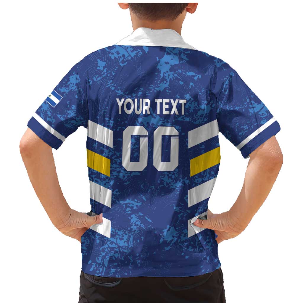 Custom El Salvador Football Family Matching Mermaid Dress and Hawaiian Shirt La Selecta Go Champions