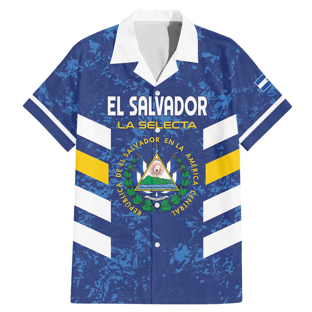Custom El Salvador Football Family Matching Mermaid Dress and Hawaiian Shirt La Selecta Go Champions