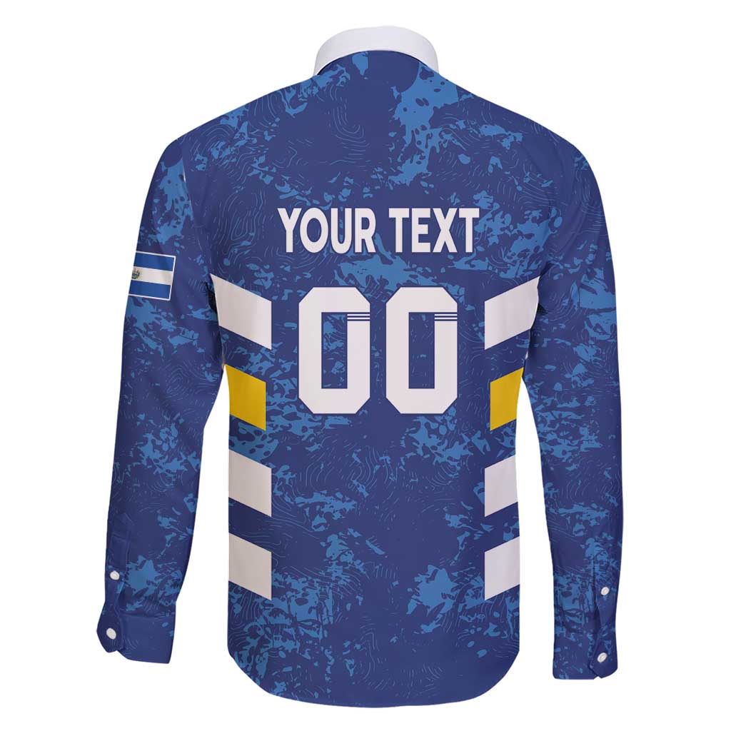 Custom El Salvador Football Family Matching Short Sleeve Bodycon Dress and Hawaiian Shirt La Selecta Go Champions