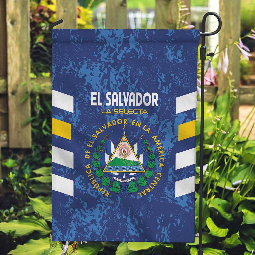 El Salvador Football Garden Flag La Selecta Go Champions