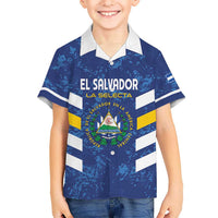 Custom El Salvador Football Hawaiian Shirt La Selecta Go Champions