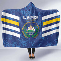 El Salvador Football Hooded Blanket La Selecta Go Champions