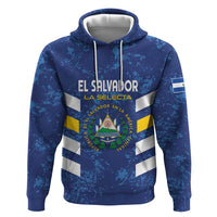 Custom El Salvador Football Hoodie La Selecta Go Champions