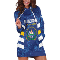 Custom El Salvador Football Hoodie Dress La Selecta Go Champions